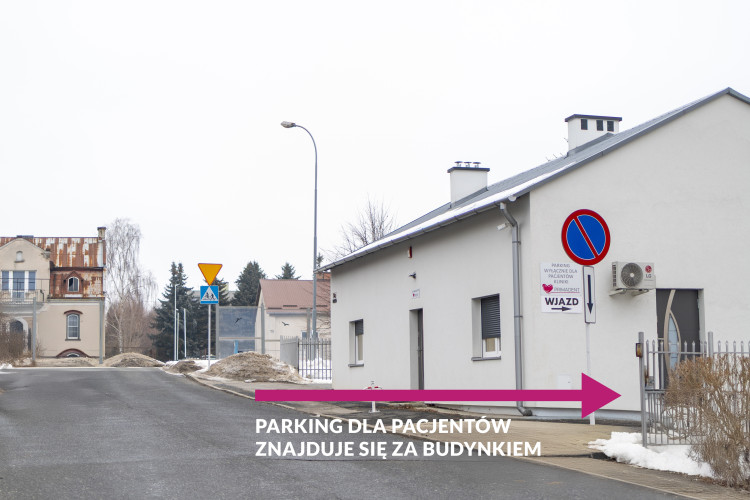 Zapraszamy naszych Pacjentów do korzystania z bezpłatnego parkingu.
